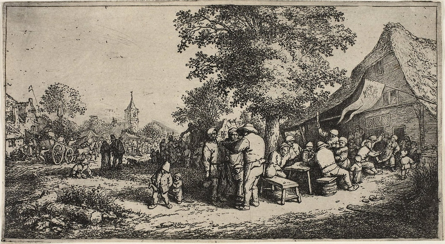 The Fair: Adriaen van Ostade, Poster Print Wall Art
