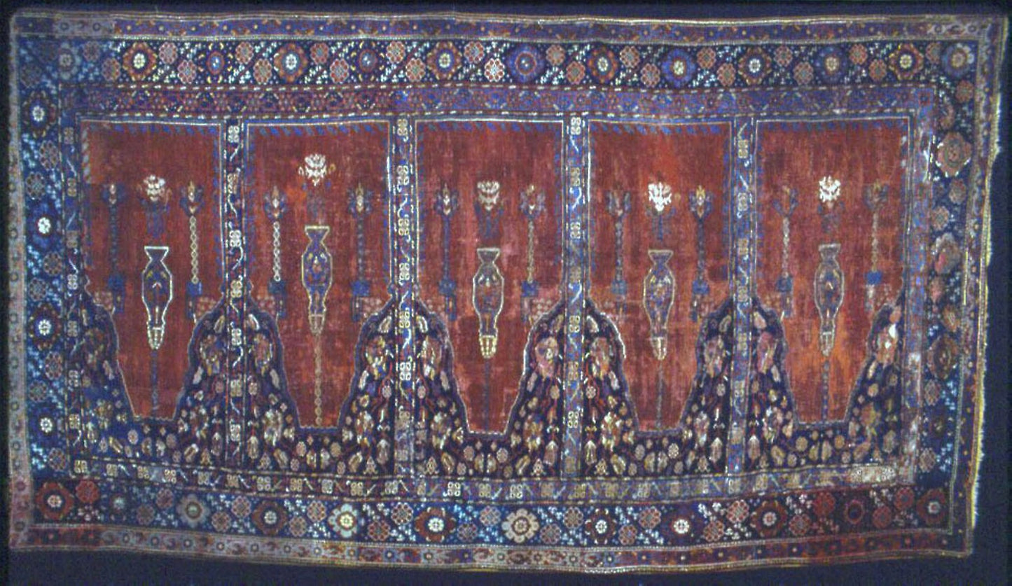 Carpet -  Turkey, Anatolia, Ushak,  Poster Print Wall Art