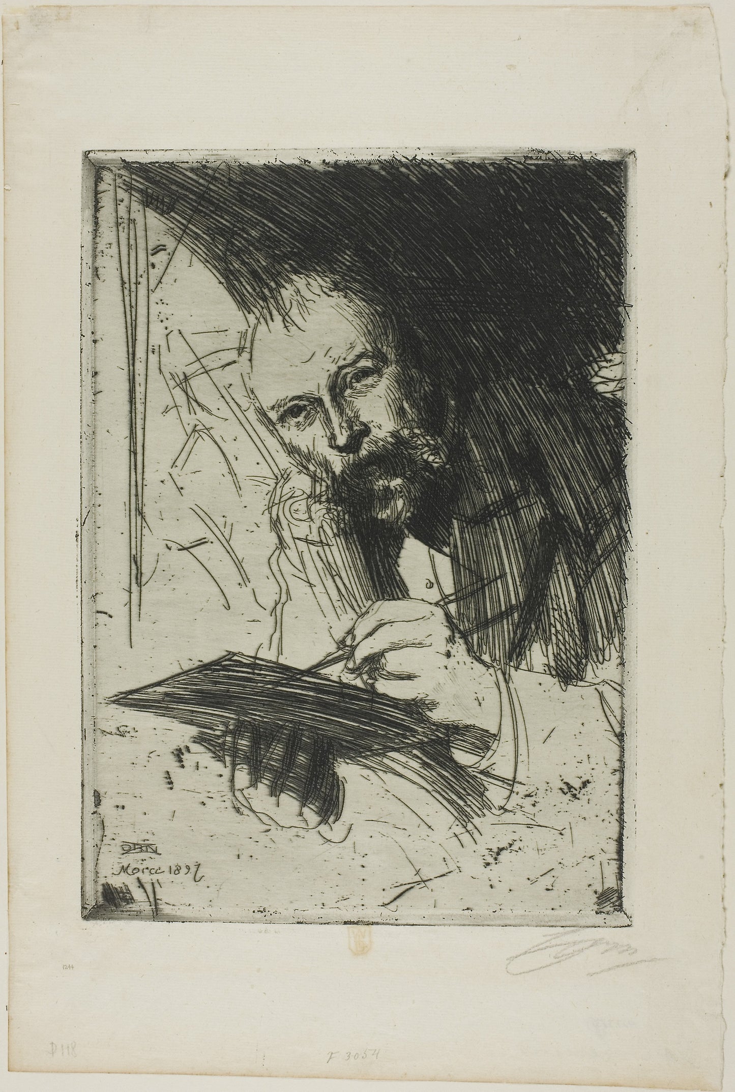 Carl Larsson -  Anders Zorn,  Poster Print Wall Art