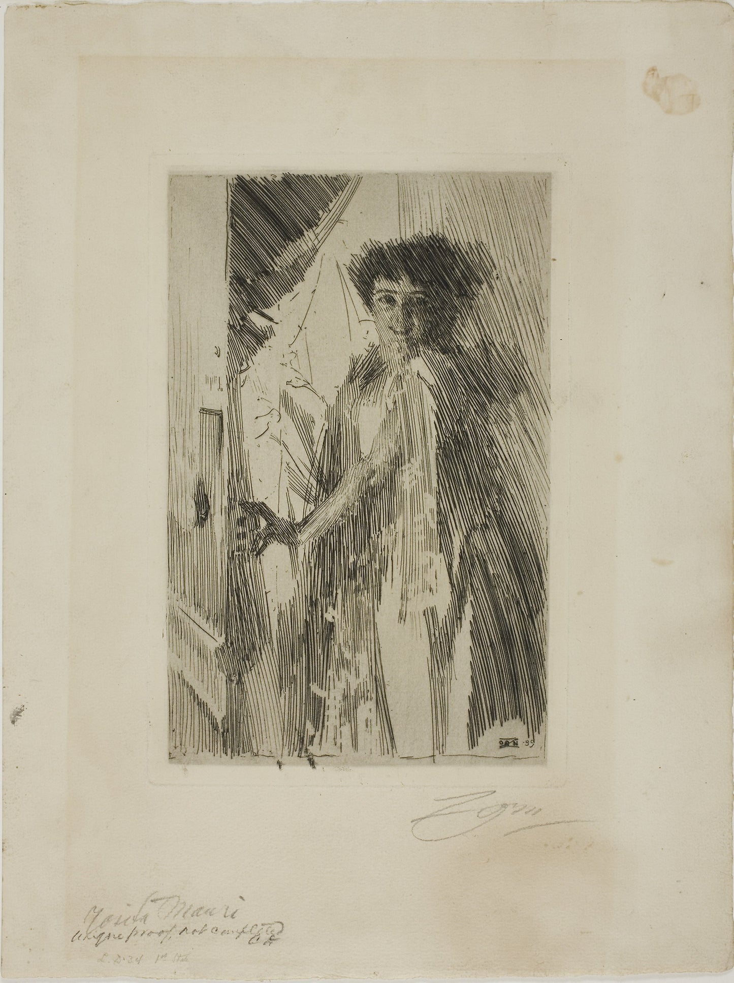 Rosita Mauri -  Anders Zorn,  Poster Print Wall Art