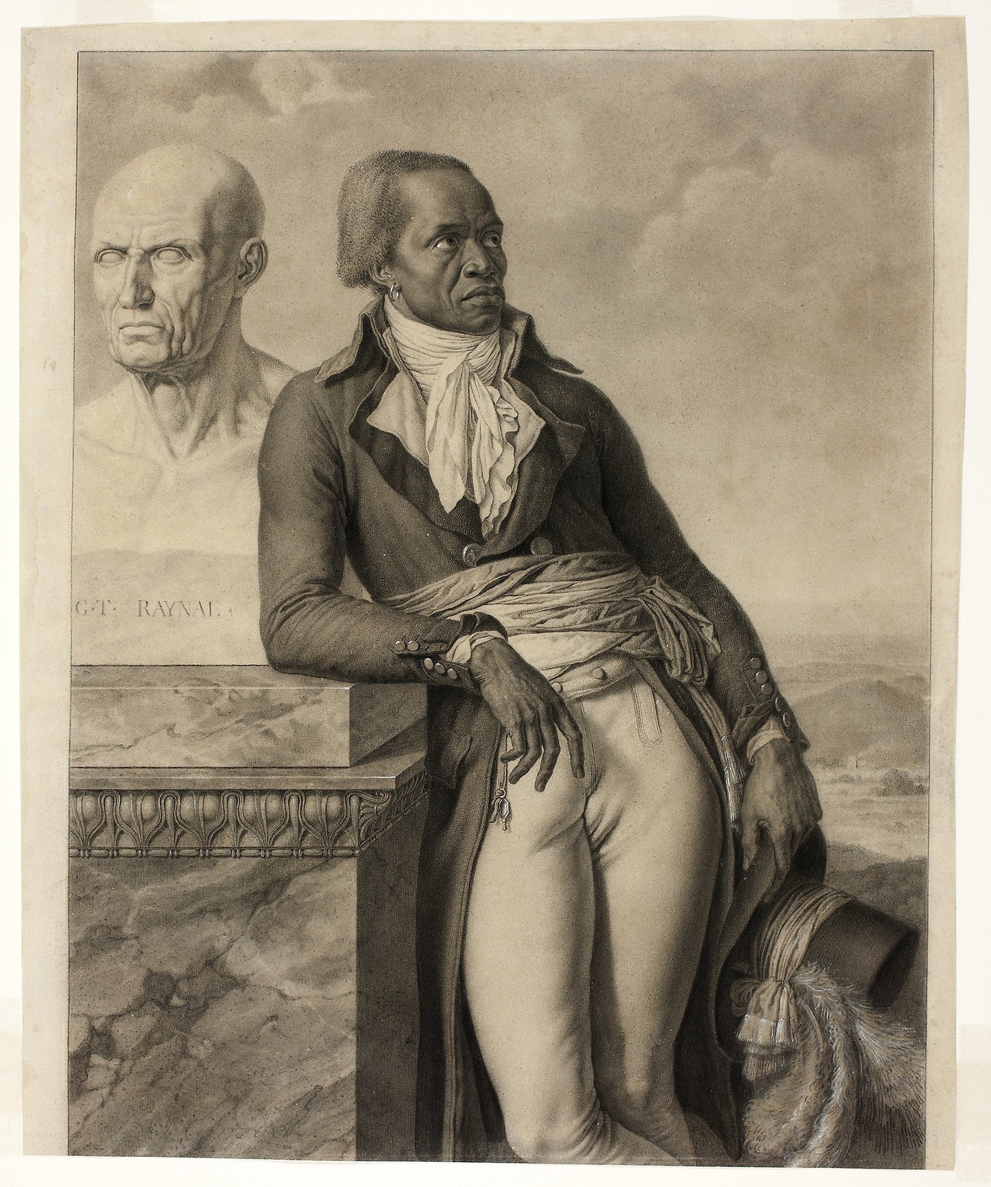 Jean-Baptiste Belley -  Attributed to Anne-Louis Girodet de Roucy-Trioson,  Poster Print Wall Art