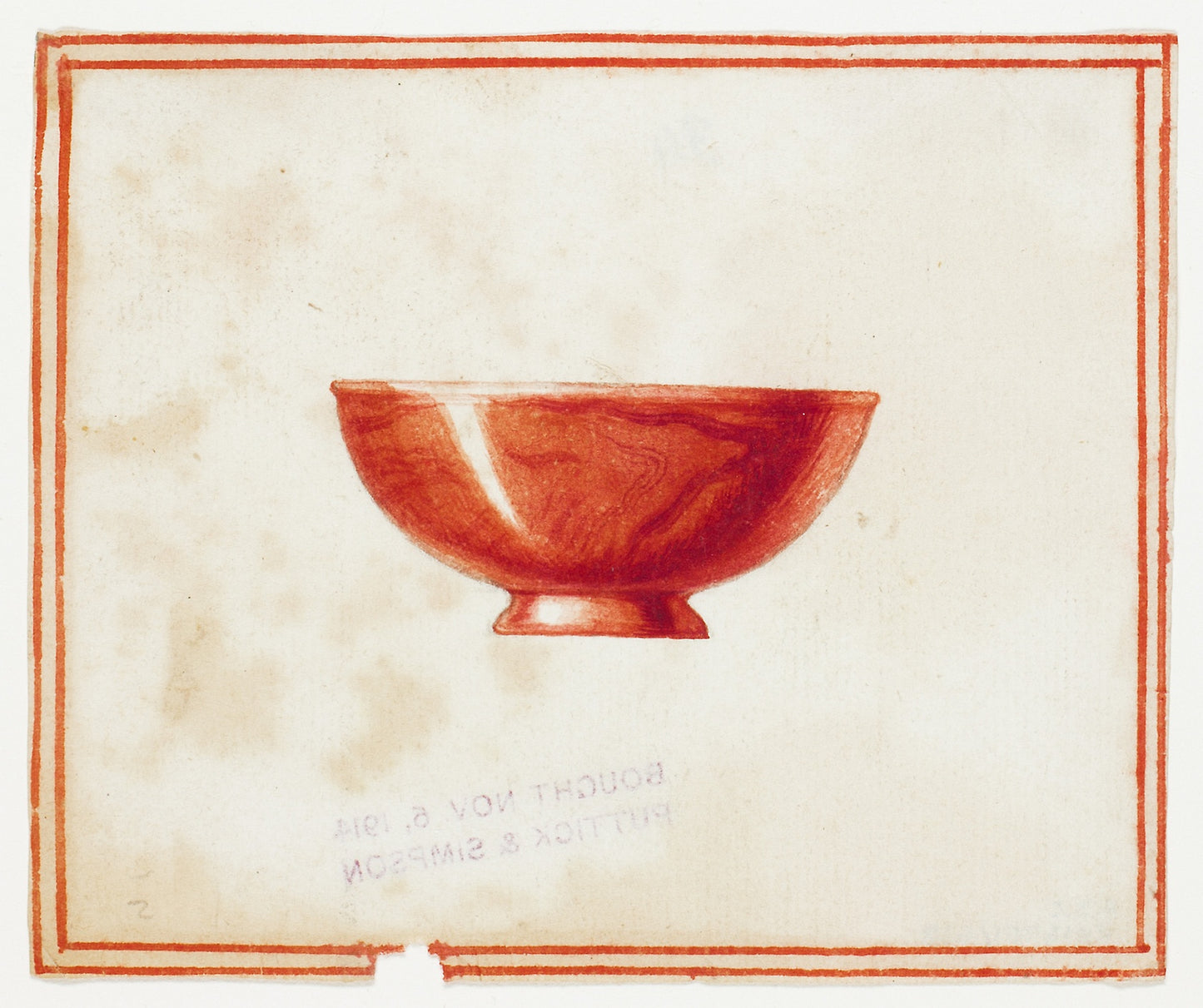 Red Marble Bowl -  Giuseppe Grisoni,  Poster Print Wall Art