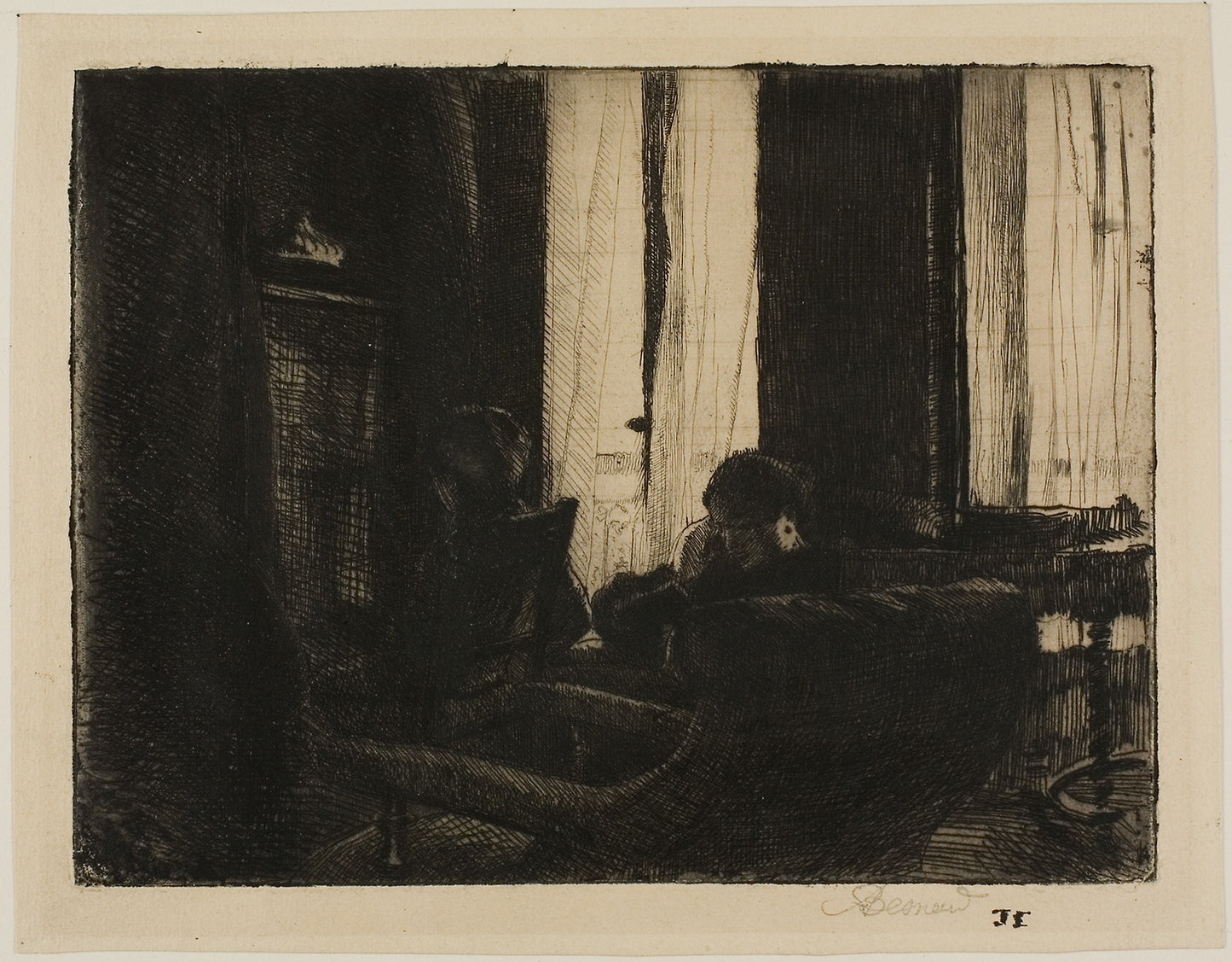 Intimacy -  Albert Besnard,  Poster Print Wall Art