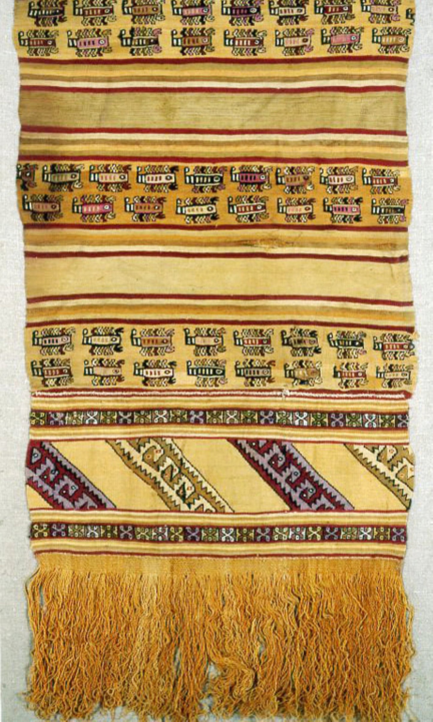 Border Fragment -  Chancay,  Poster Print Wall Art