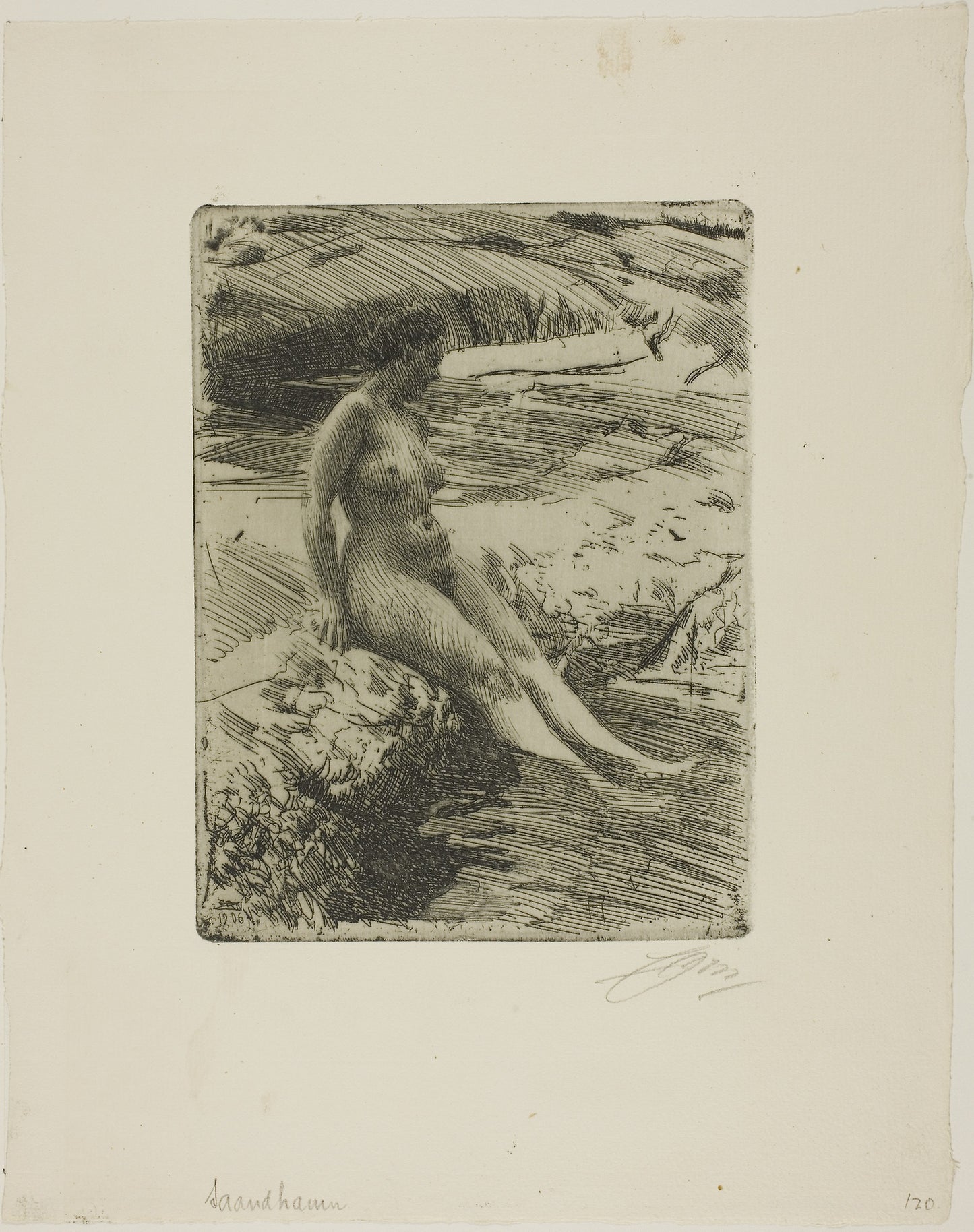 Sandhamn -  Anders Zorn,  Poster Print Wall Art
