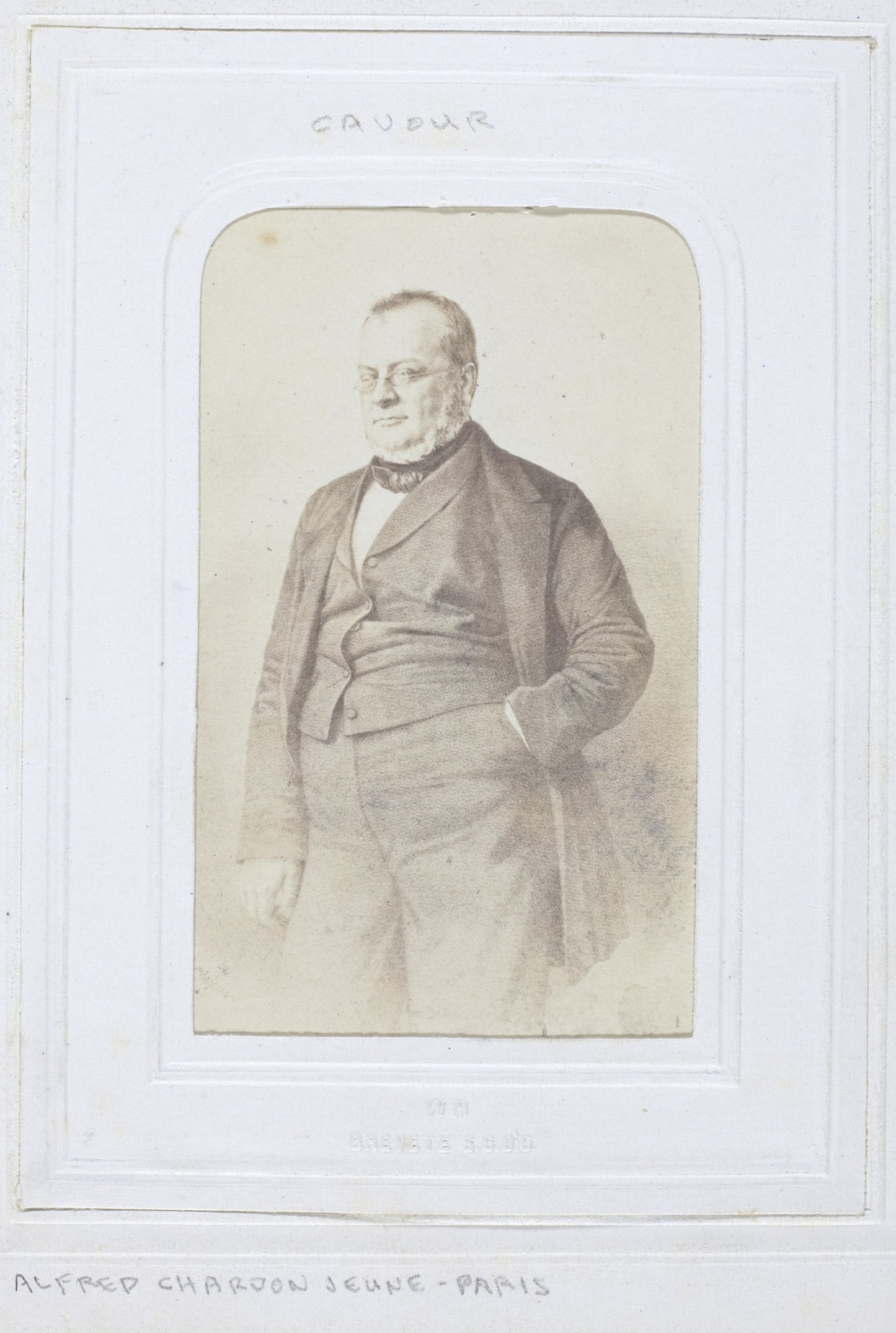 Camillo Benso, Count of Cavour -  Alfred Chardon Jeune,  Poster Print Wall Art