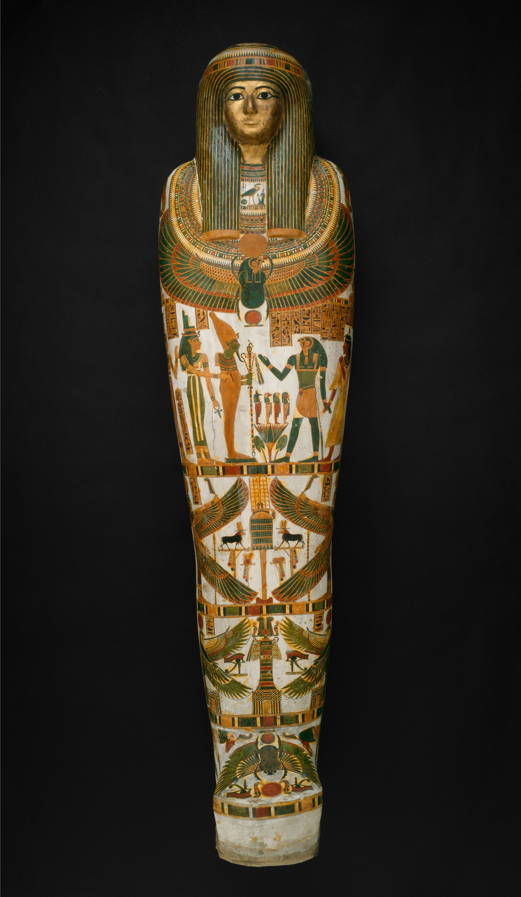 Coffin and Mummy of Paankhenamun: Egyptian,16x12"(A3) Poster