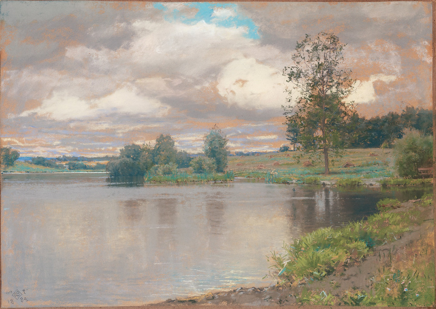 Lake at Appledale -  Walter Launt Palmer,  Poster Print Wall Art
