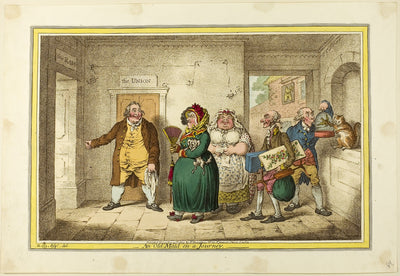 An Old Maid on a Journey: James Gillray (English, 1756-1815),16x12"(A3) Poster