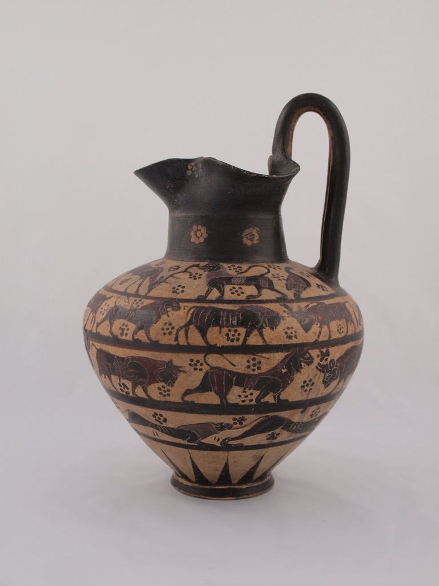Trefoil Oinochoe (Pitcher) -  Greek; Corinth,  Poster Print Wall Art