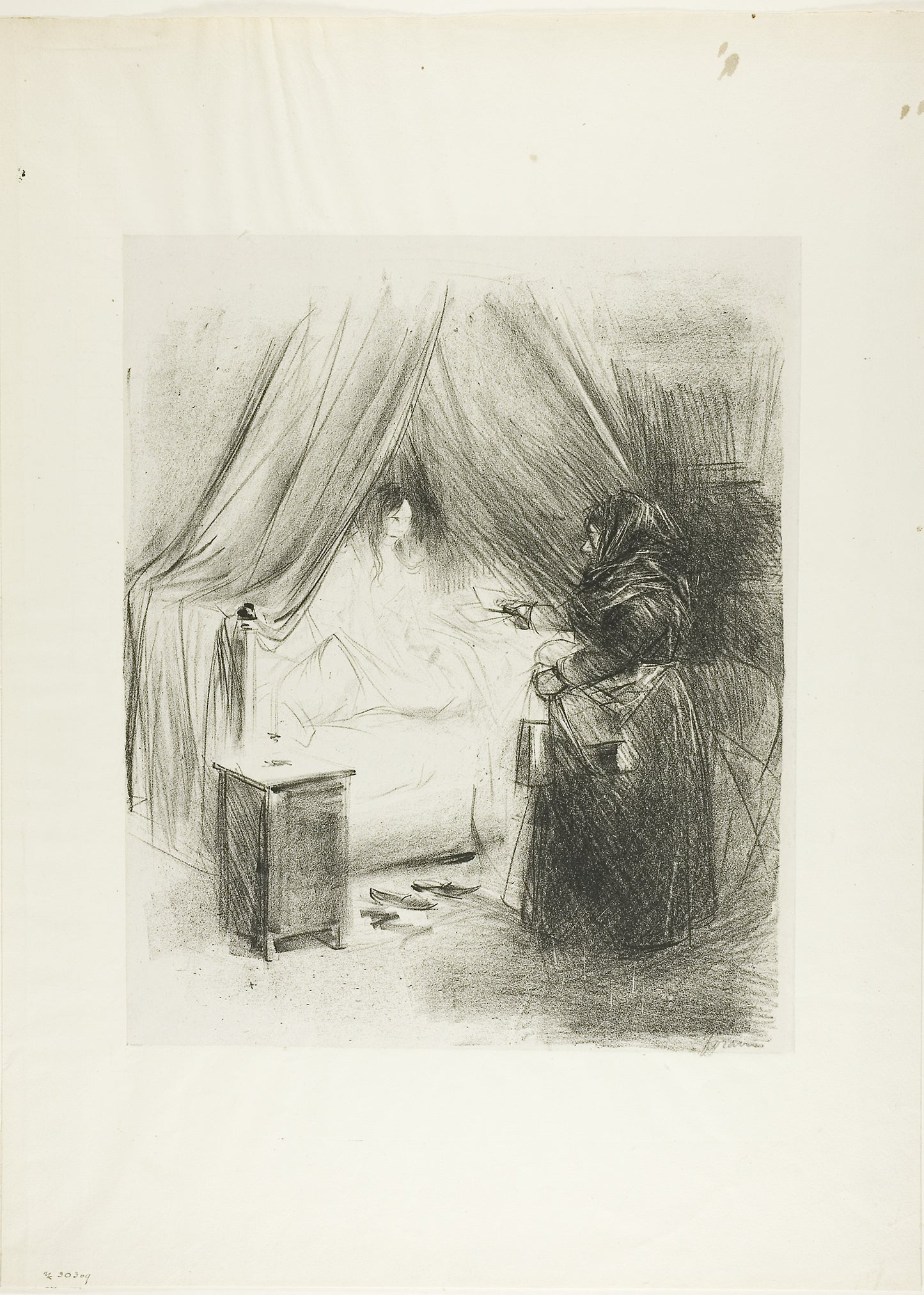 Breakfast (vertical plate) -  Jean Louis Forain,  Poster Print Wall Art