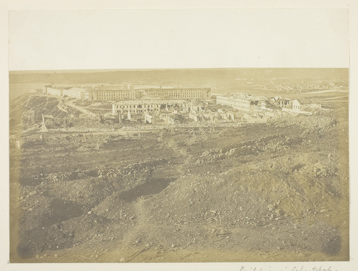 Buildings in Sebastopol, View Taken from the Redan -  James Robertson,  Poster Print Wall Art