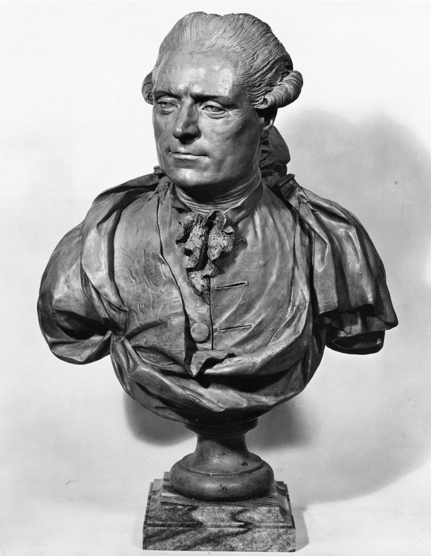 Portrait Bust of an Unknown Man -  French,  Poster Print Wall Art