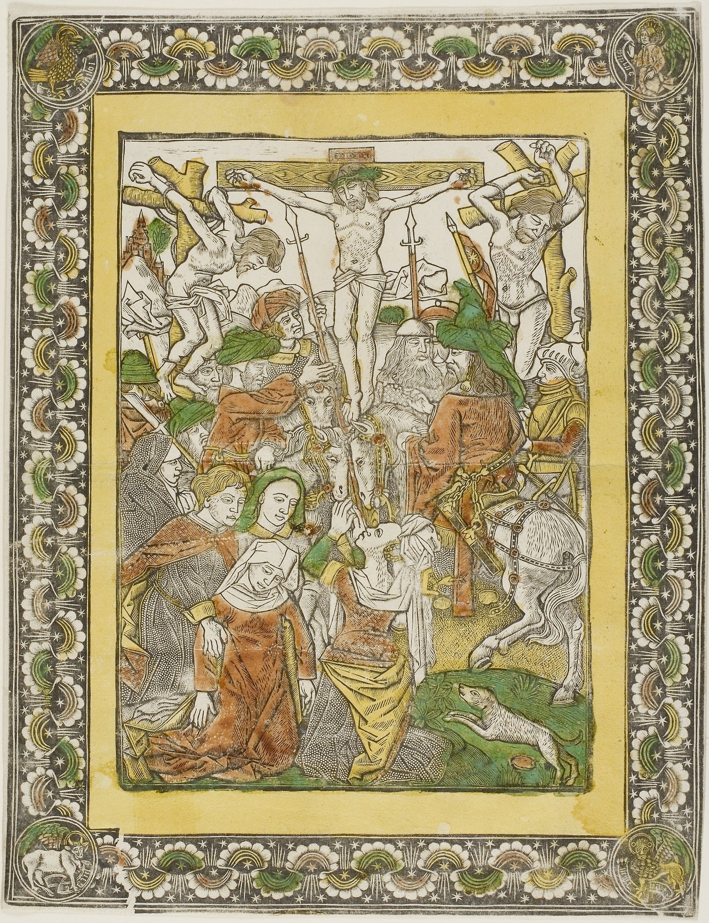 The Crucifixion -  Unknown Artist,  Poster Print Wall Art