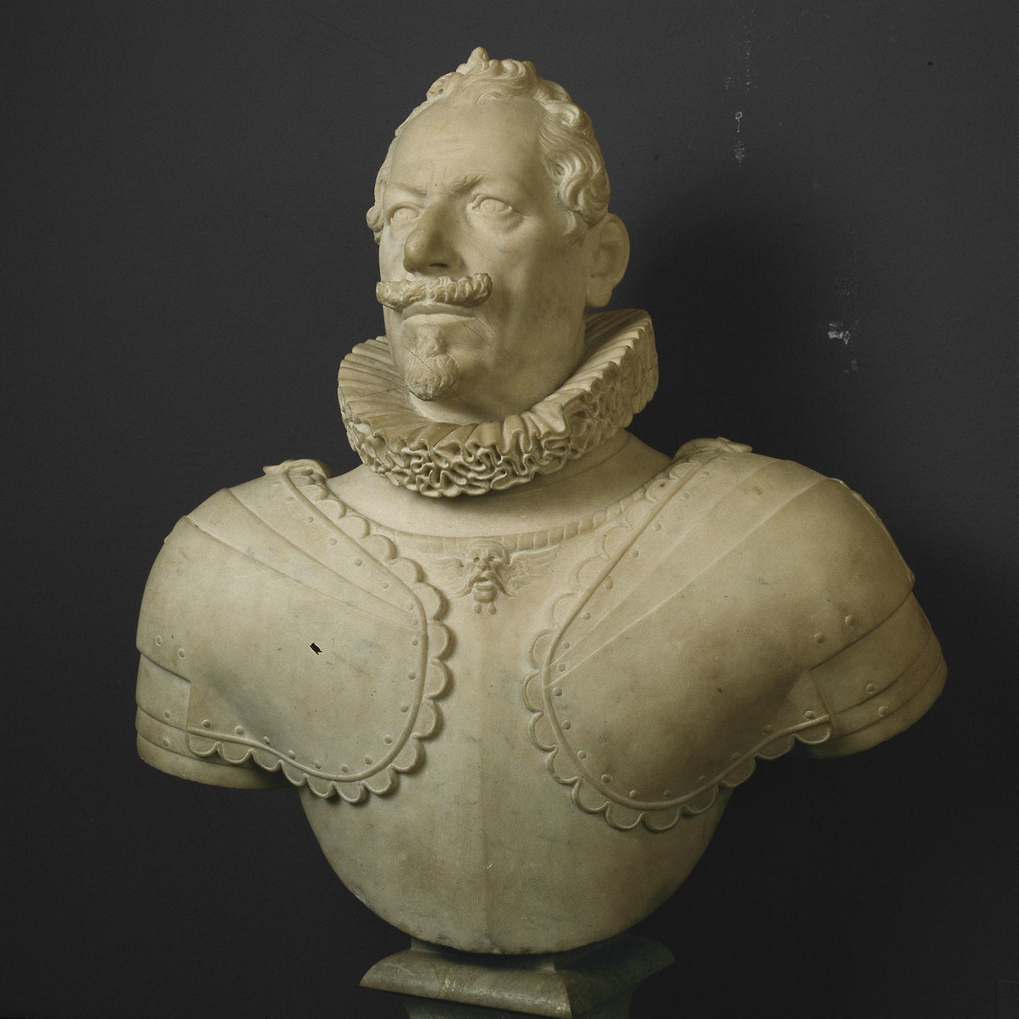 Bust of a Nobleman in Armor -  Attributed to Pietro Tacca ,  Poster Print Wall Art
