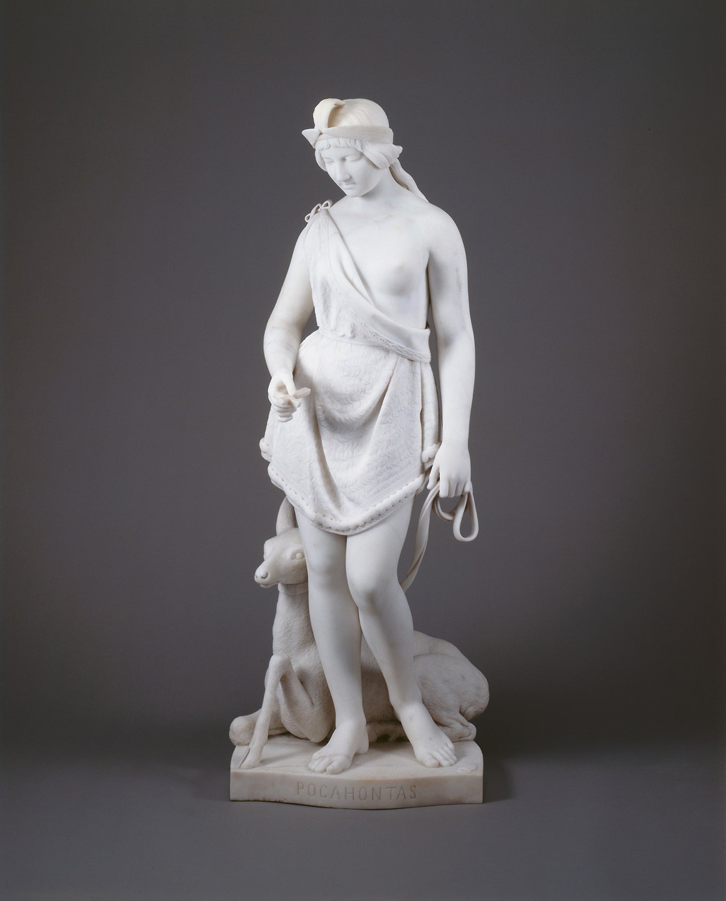 Pocahontas -  Joseph Mozier,  Poster Print Wall Art