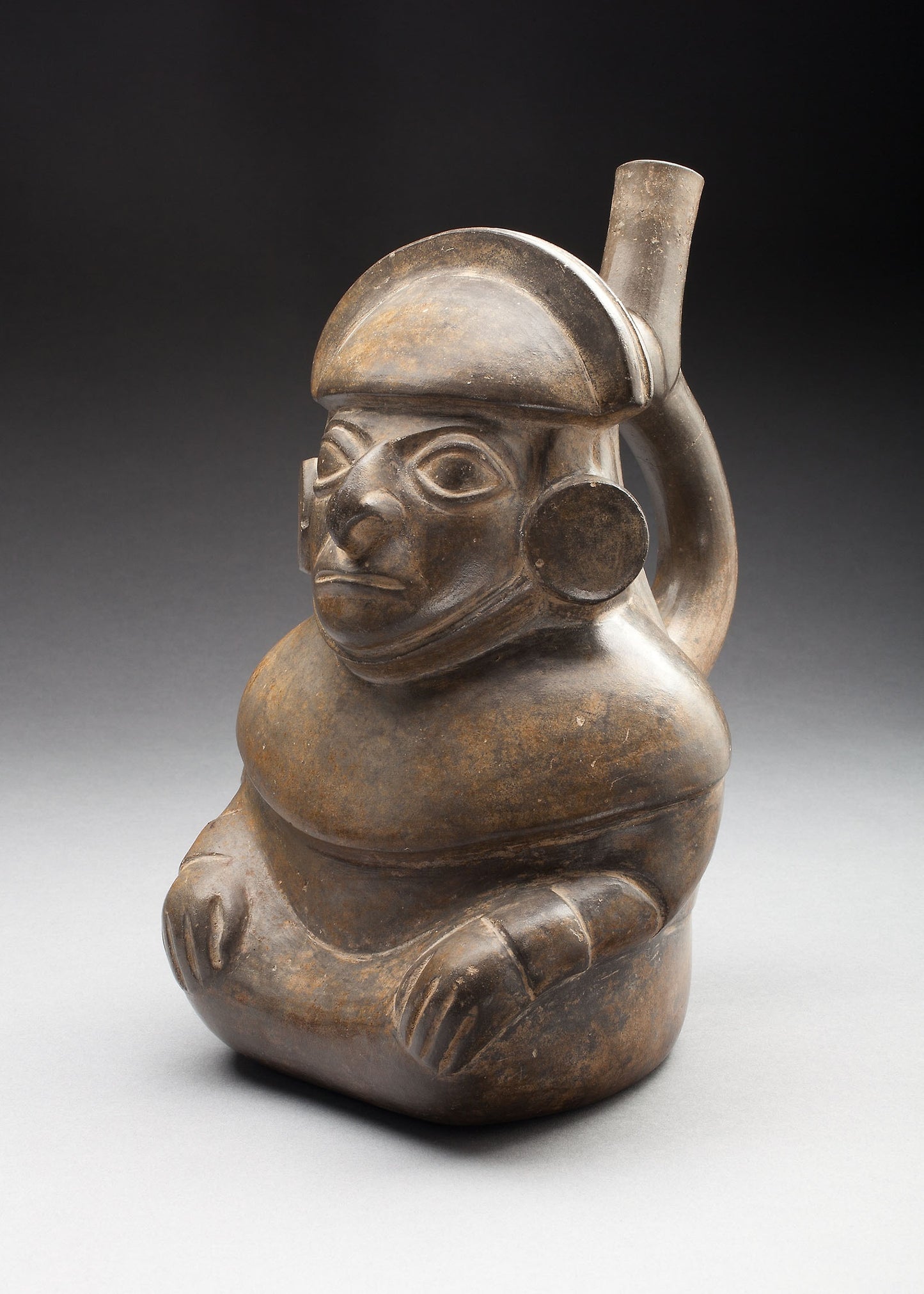 Figure of a Seated Official -  Moche,  Poster Print Wall Art