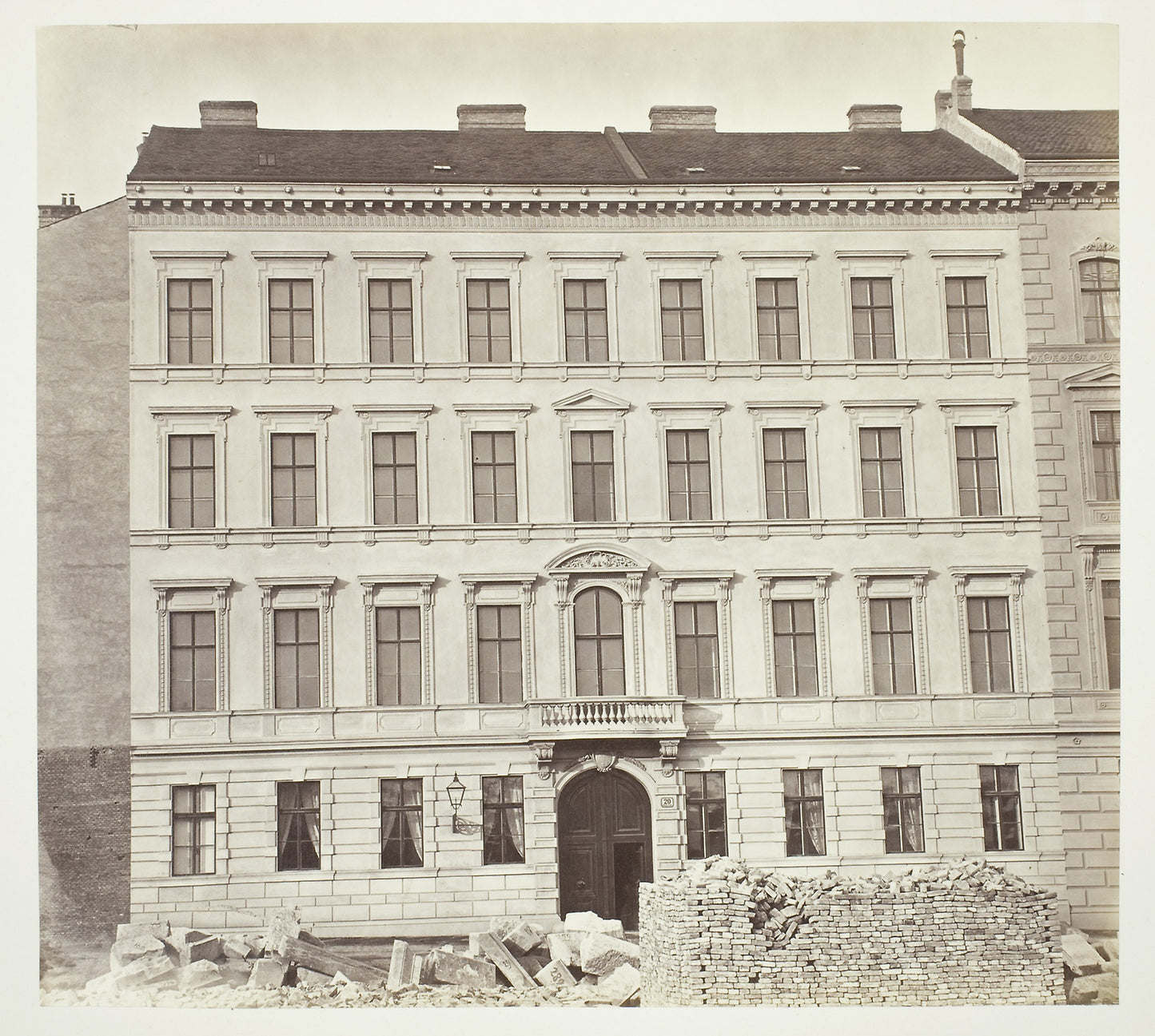 Elisabethstra?e No. 20, Wohnhaus des Herrn E. von Dusy -  Artist unknown ,  Poster Print Wall Art