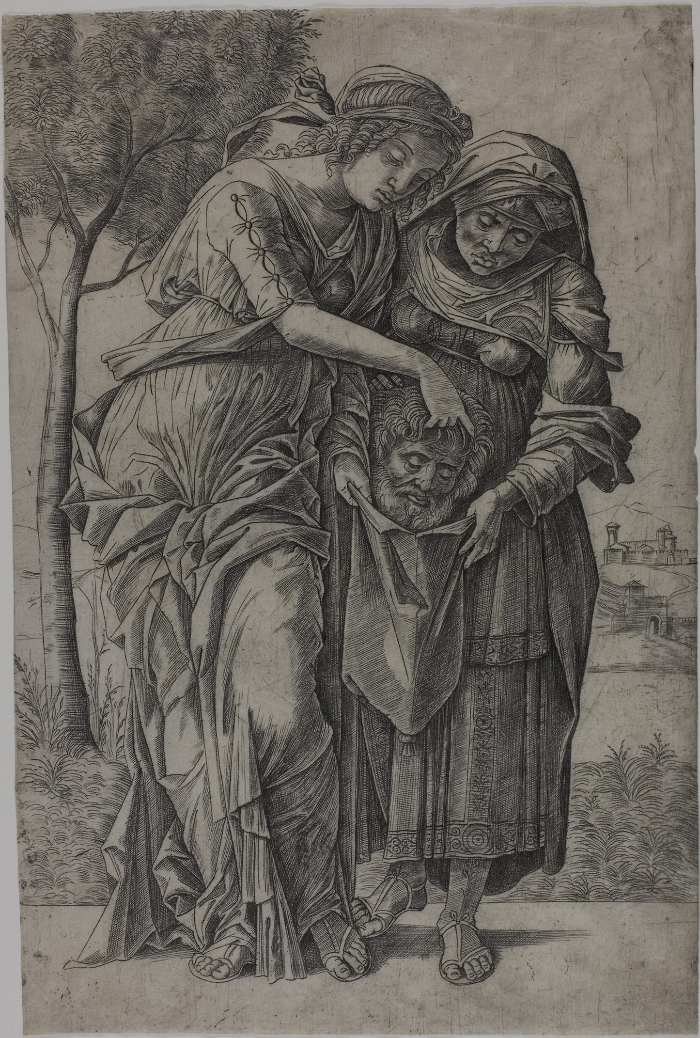 Judith with the Head of Holofernes -  Girolamo Mocetto (Italian, c.1470-after 1531),  Poster Print Wall Art
