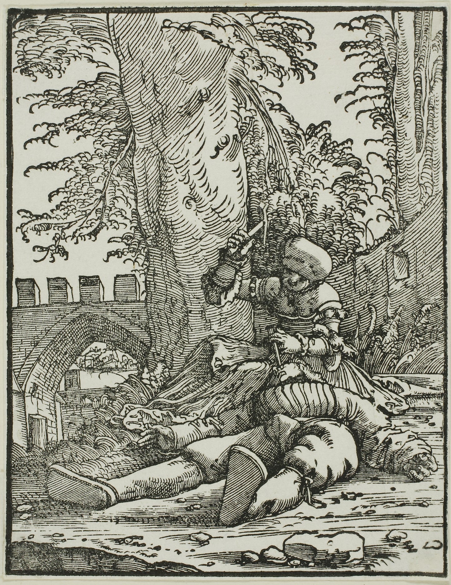 Jael and Sisera -  Albrecht Altdorfer,  Poster Print Wall Art