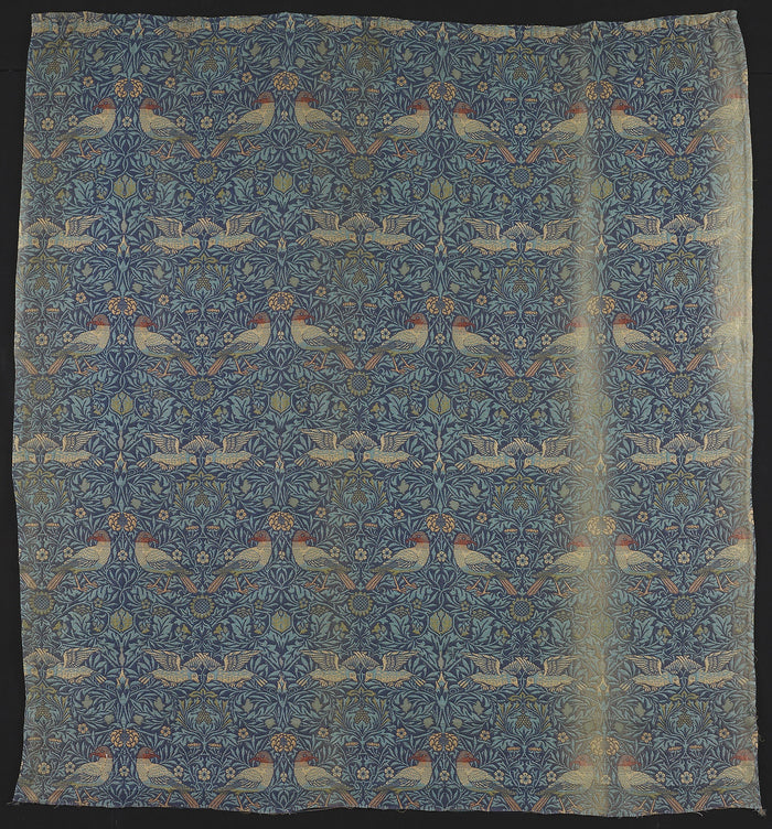 Bird (Formerly a Curtain): Designed: William Morris (English, 1834–1896),16x12