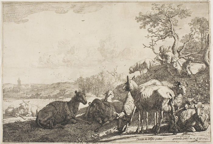 The Shepherd: Paulus Potter,16x12