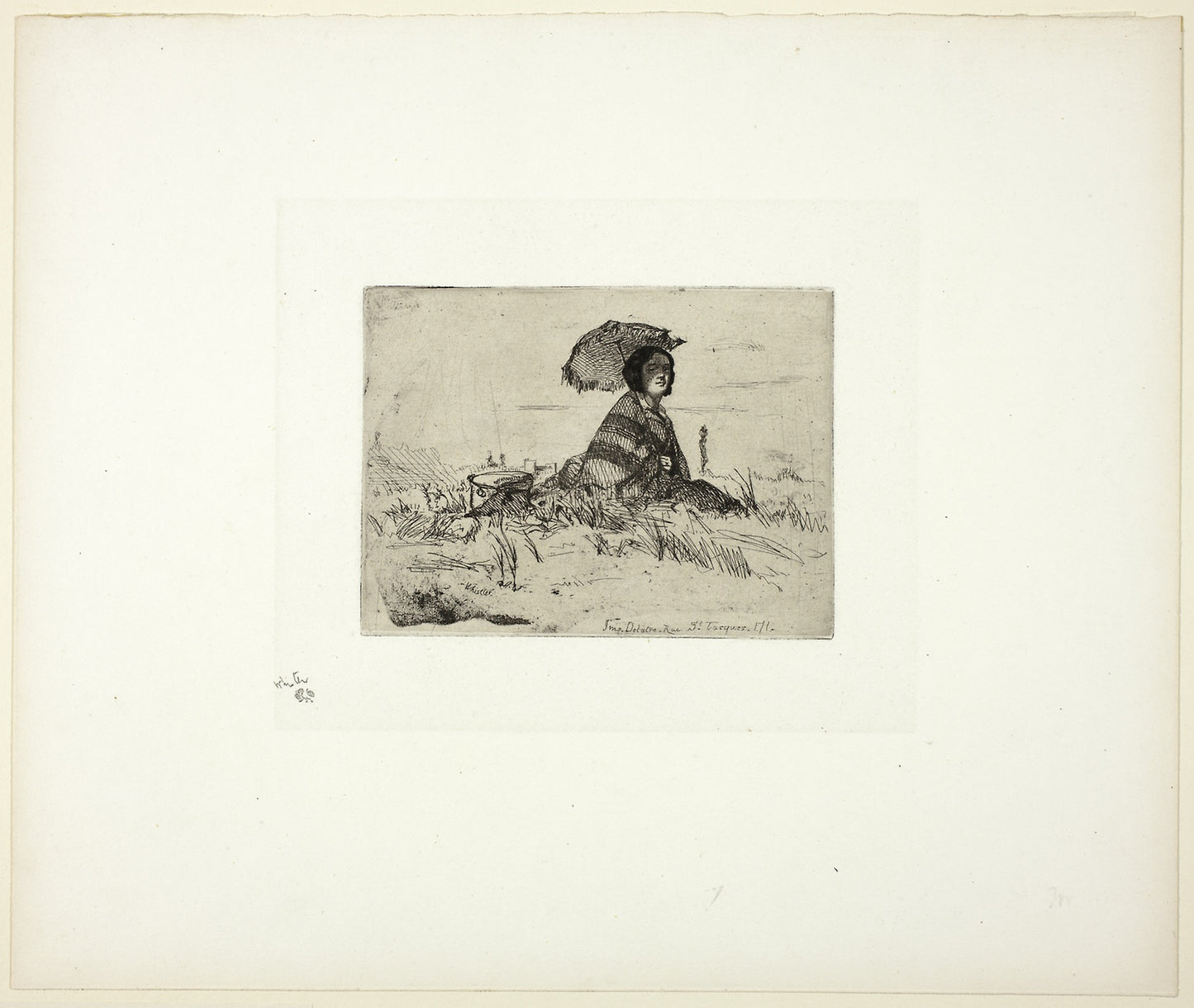 En Plein Soleil -  James McNeill Whistler,  Poster Print Wall Art