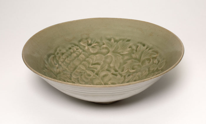 Bowl with Peonies: China,16x12