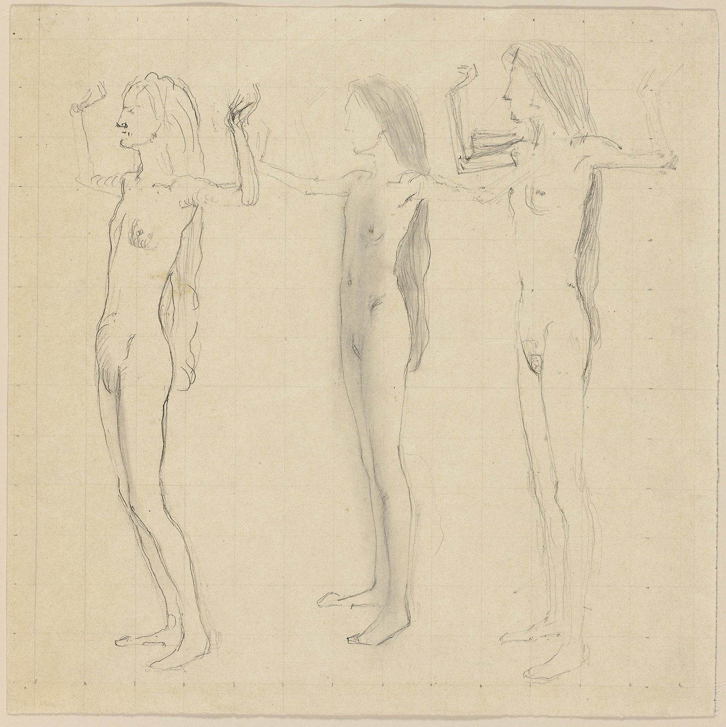 Study for Day (Truth) -  Ferdinand Hodler,  Poster Print Wall Art