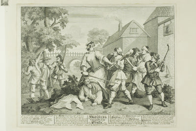 Hudibras Vanquished: Trulla, plate five from Hudibras: William Hogarth,16x12"(A3) Poster