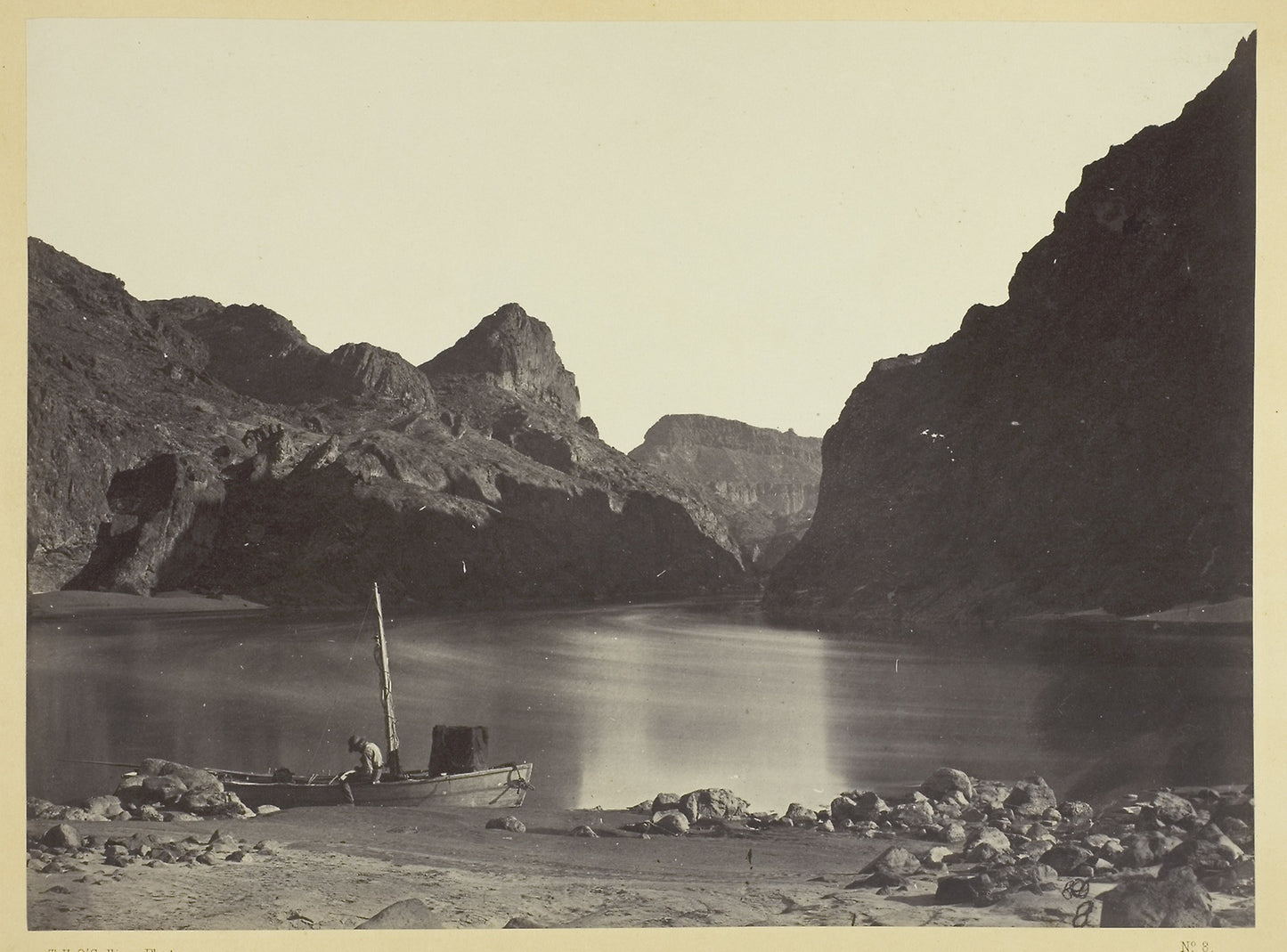 Black Cañon, Colorado River, from Camp 8, Looking Above -  Timothy O'Sullivan,  Poster Print Wall Art