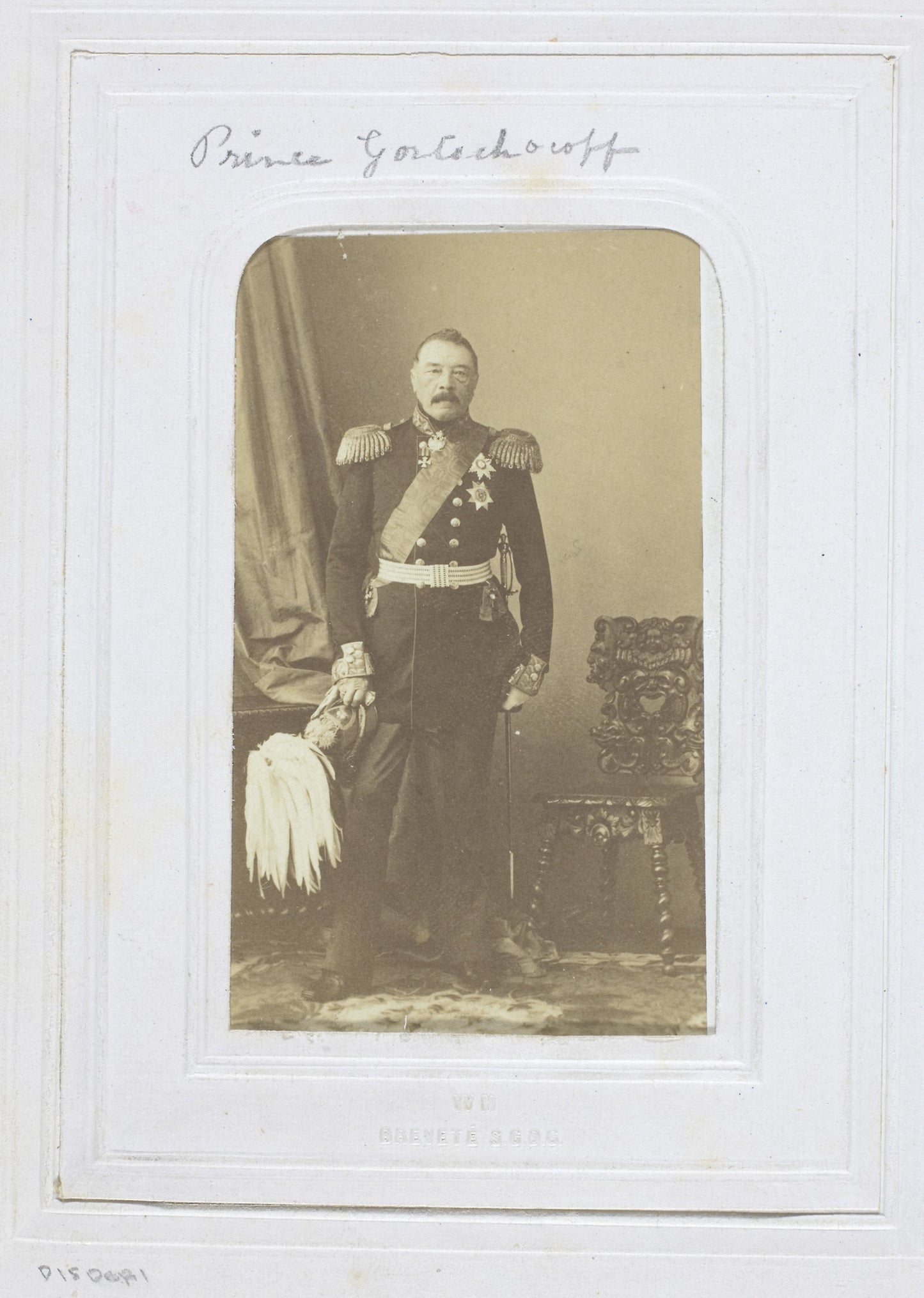 Prince Gortschakoff -  André-Adolphe-Eugène Disdéri,  Poster Print Wall Art