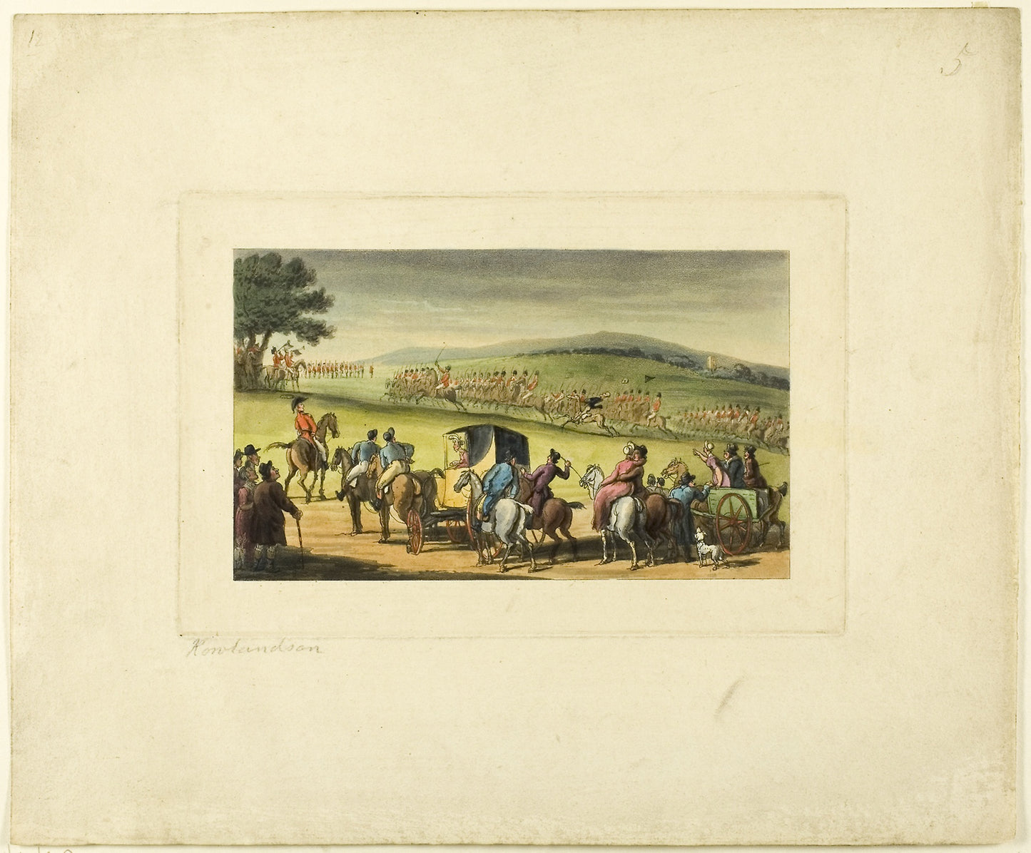 Doctor Syntax at a Review, from The Tour of Doctor Syntax -  Thomas Rowlandson (English, 1756-1827),  Poster Print Wall Art