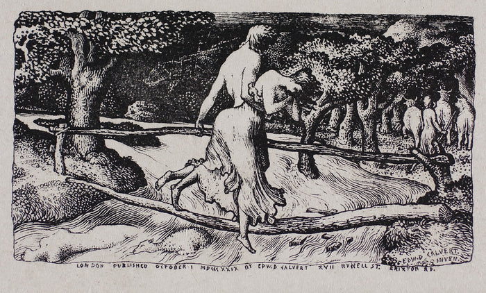 The Flood: Edward Calvert,16x12