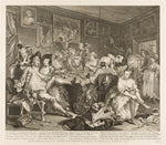 Plate Three, from A Rake's Progress: William Hogarth,16x12"(A3) Poster