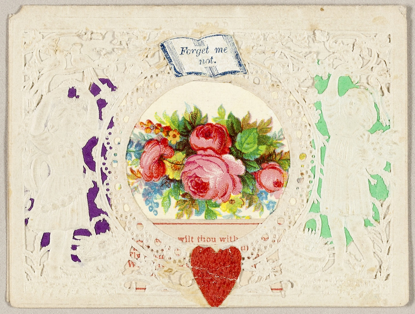 Forget Me Not (valentine) -  Thomas Wood,  Poster Print Wall Art