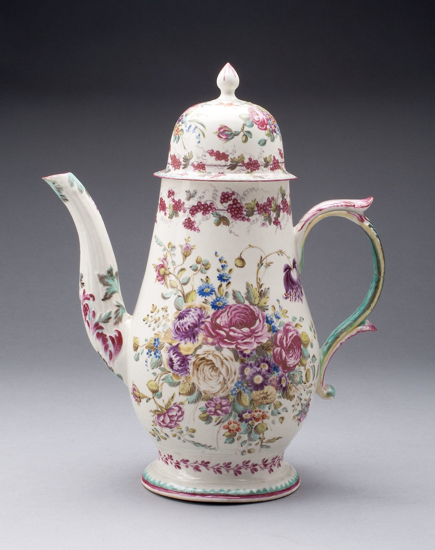 Coffee Pot -  Bow Porcelain Factory,  Poster Print Wall Art