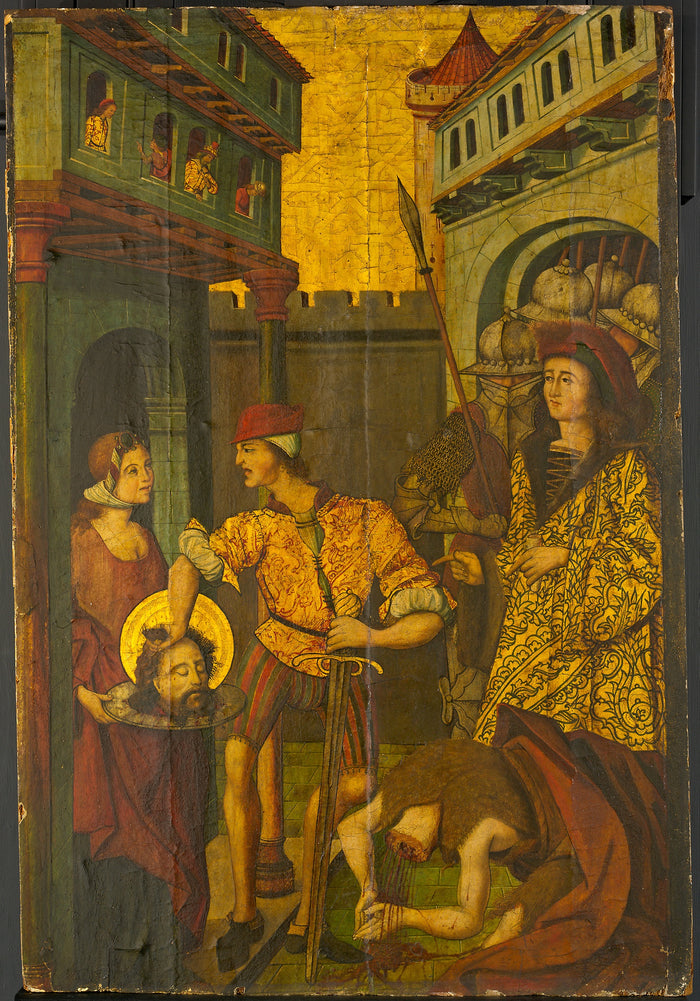 The Beheading of Saint John the Baptist: Master of Palanquinos,16x12