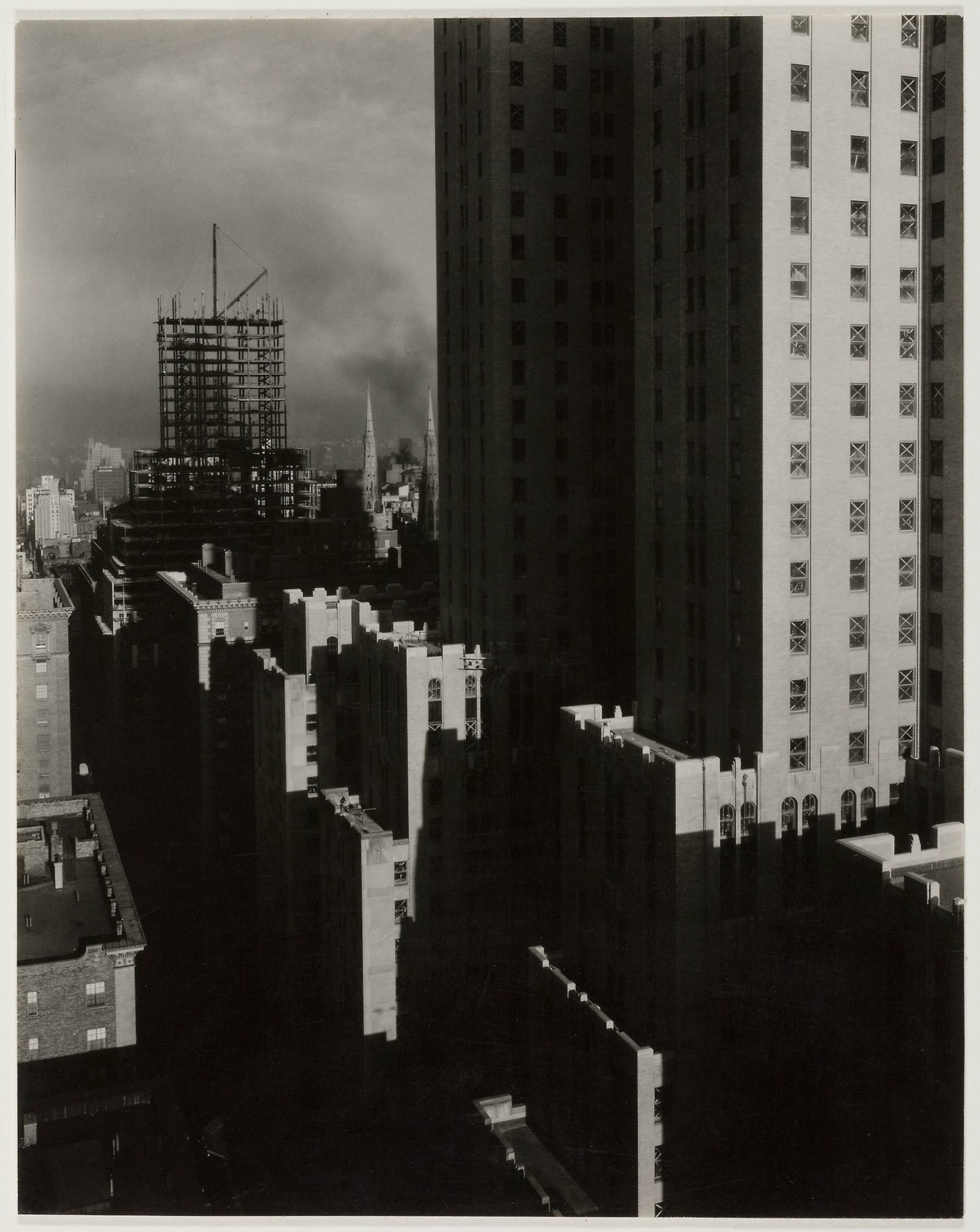From My Window at the Shelton, West -  Alfred Stieglitz,  Poster Print Wall Art