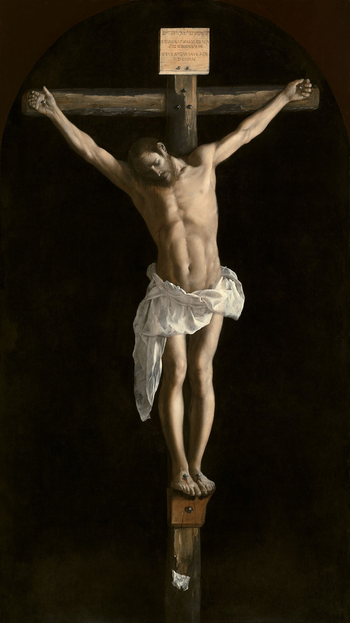 The Crucifixion: Francisco de Zurbarán, Poster Print Wall Art