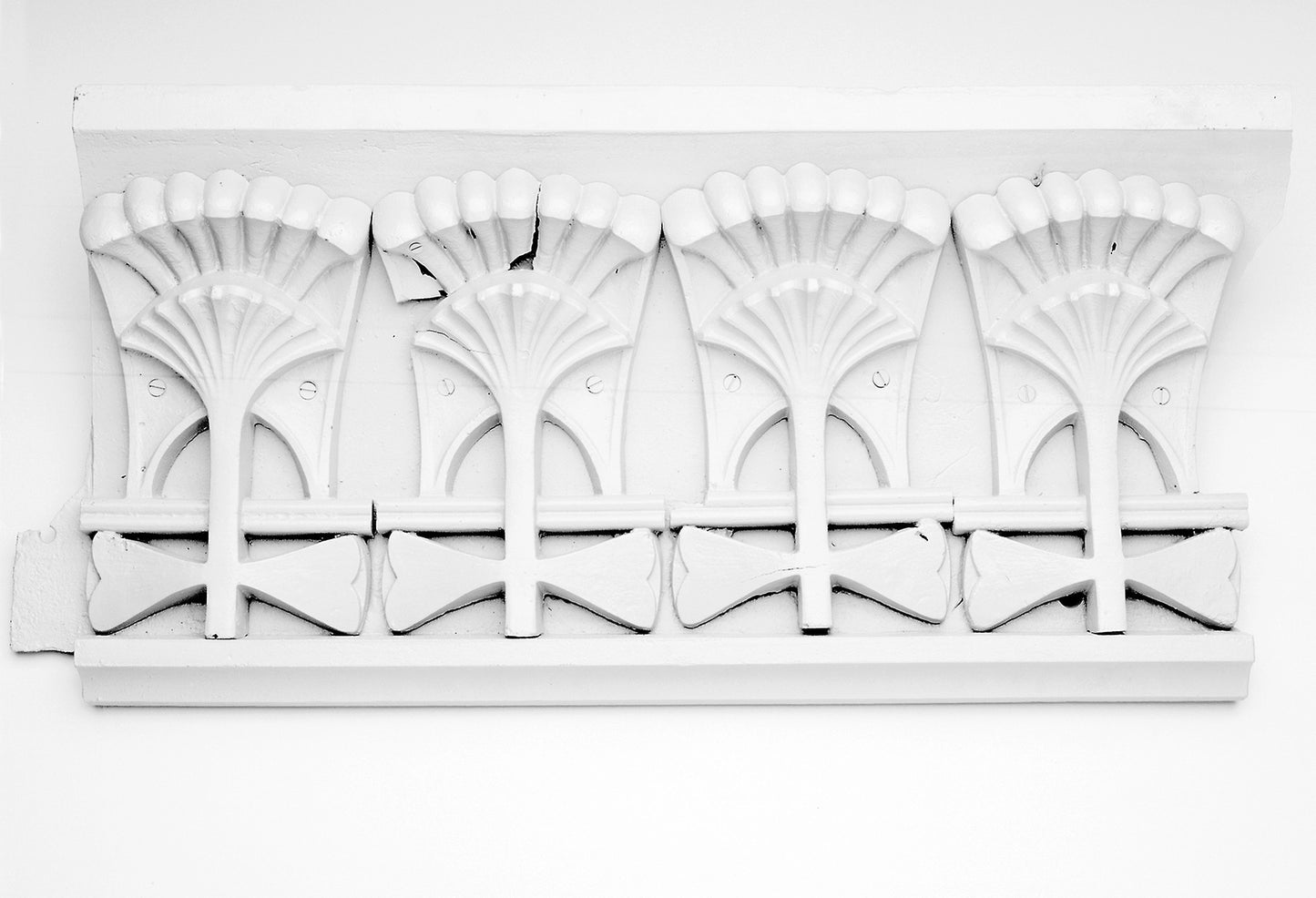 Rothschild Building: Section of Ornamental Frieze with Four Palmettes: Adler & Sullivan, Poster Print Wall Art