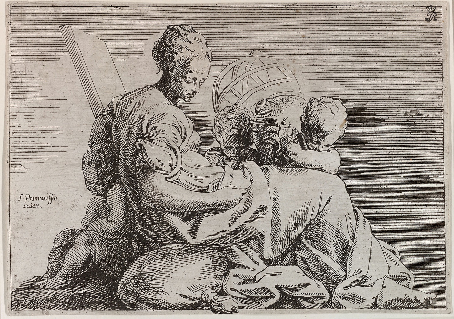 Astronomy -  Eloi Bonnejonne (Italian, c. 1630-1695),  Poster Print Wall Art