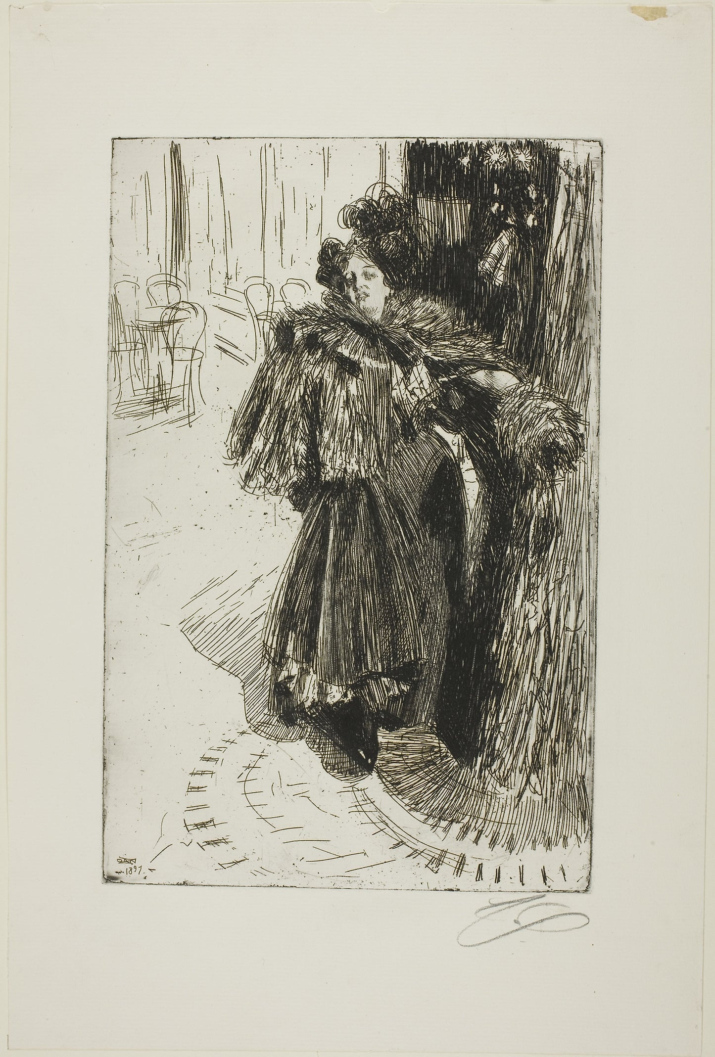 Effet de Nuit III -  Anders Zorn,  Poster Print Wall Art