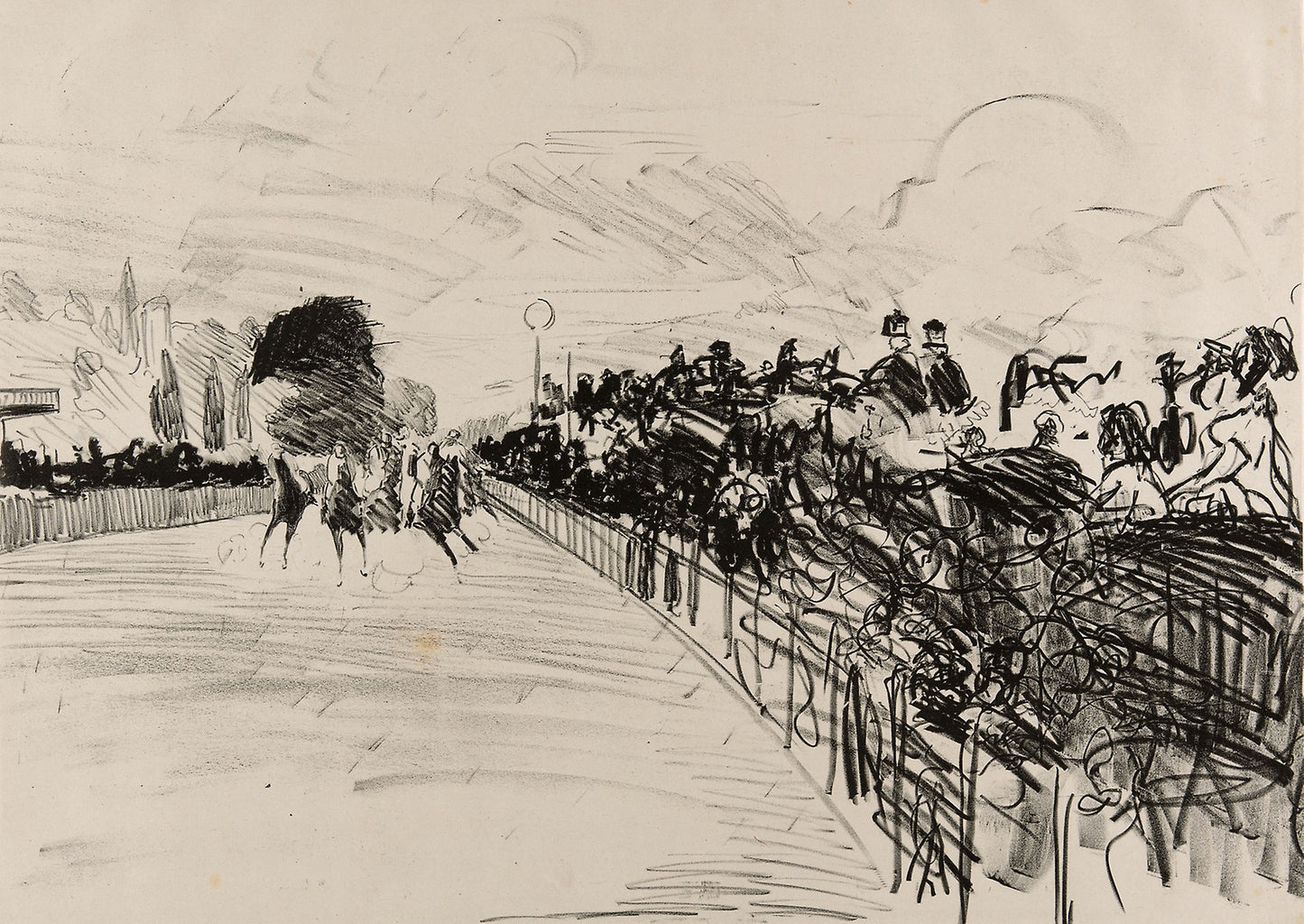 The Races: Édouard Manet,16x12"(A3) Poster