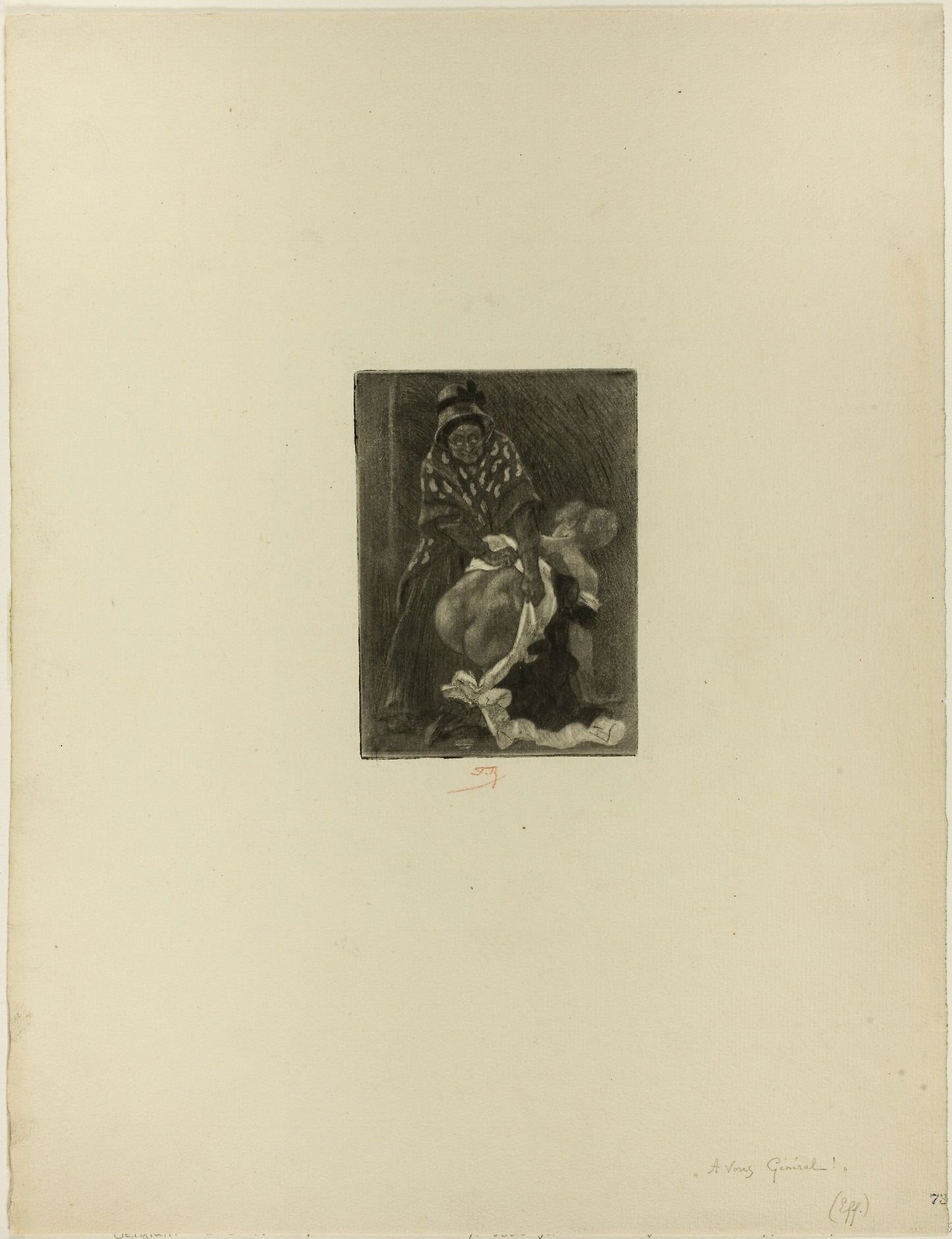 For You General! -  Félicien Rops,  Poster Print Wall Art
