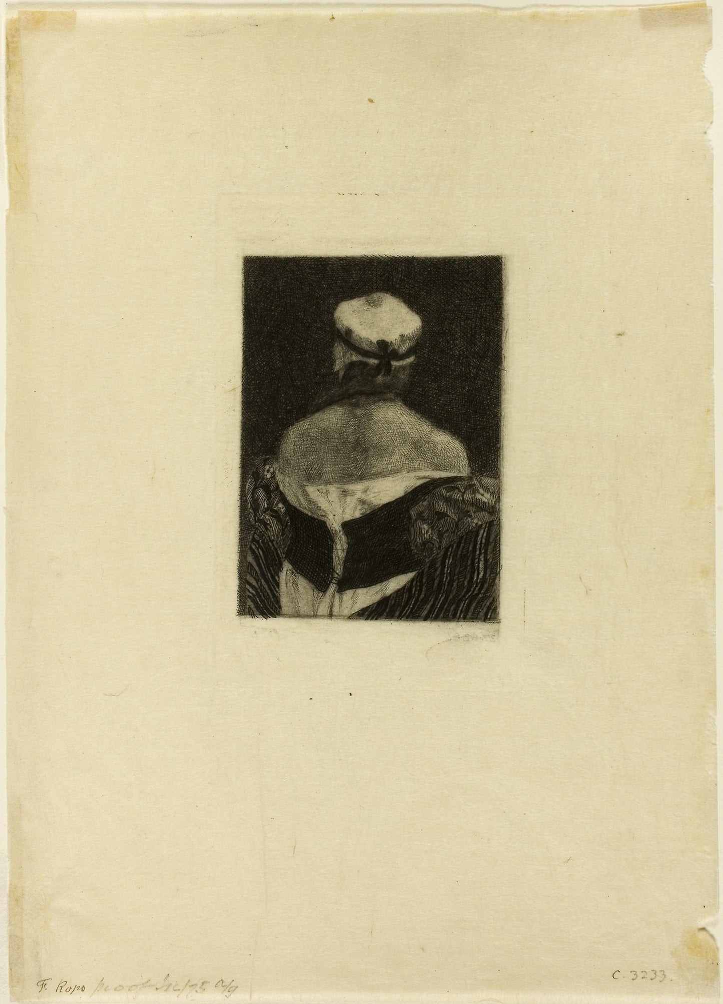 The Model -  Félicien Rops,  Poster Print Wall Art