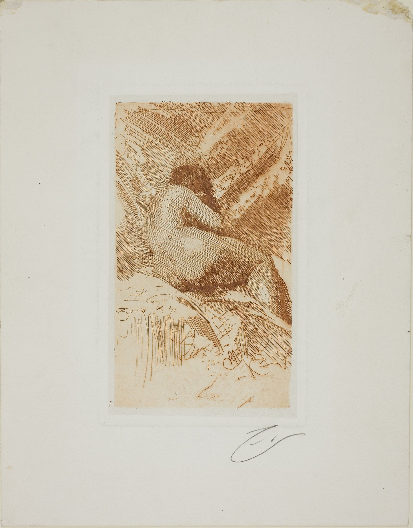 Nude Study -  Anders Zorn,  Poster Print Wall Art