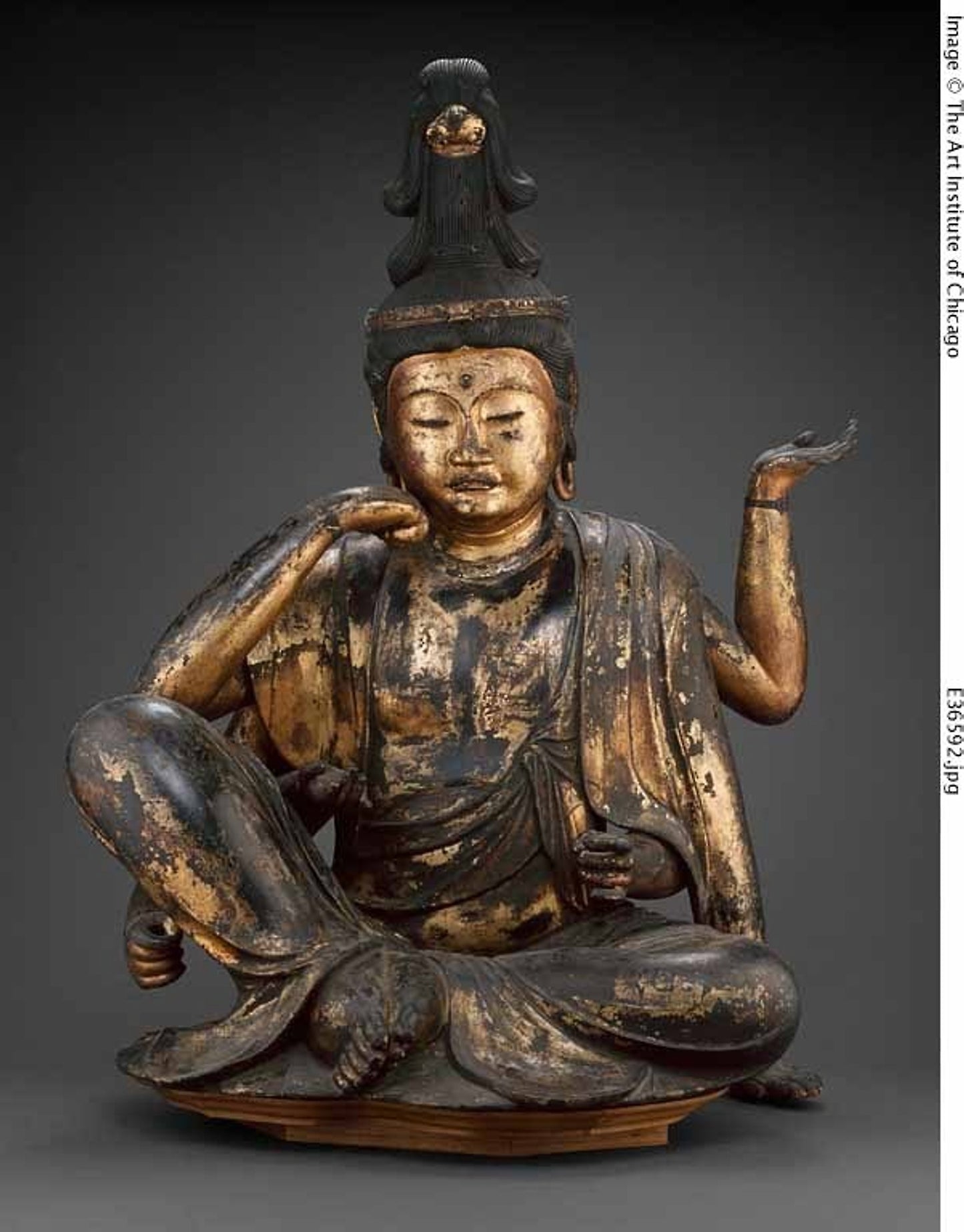 Nyoirin Kannon -  Artist unknown,  Poster Print Wall Art