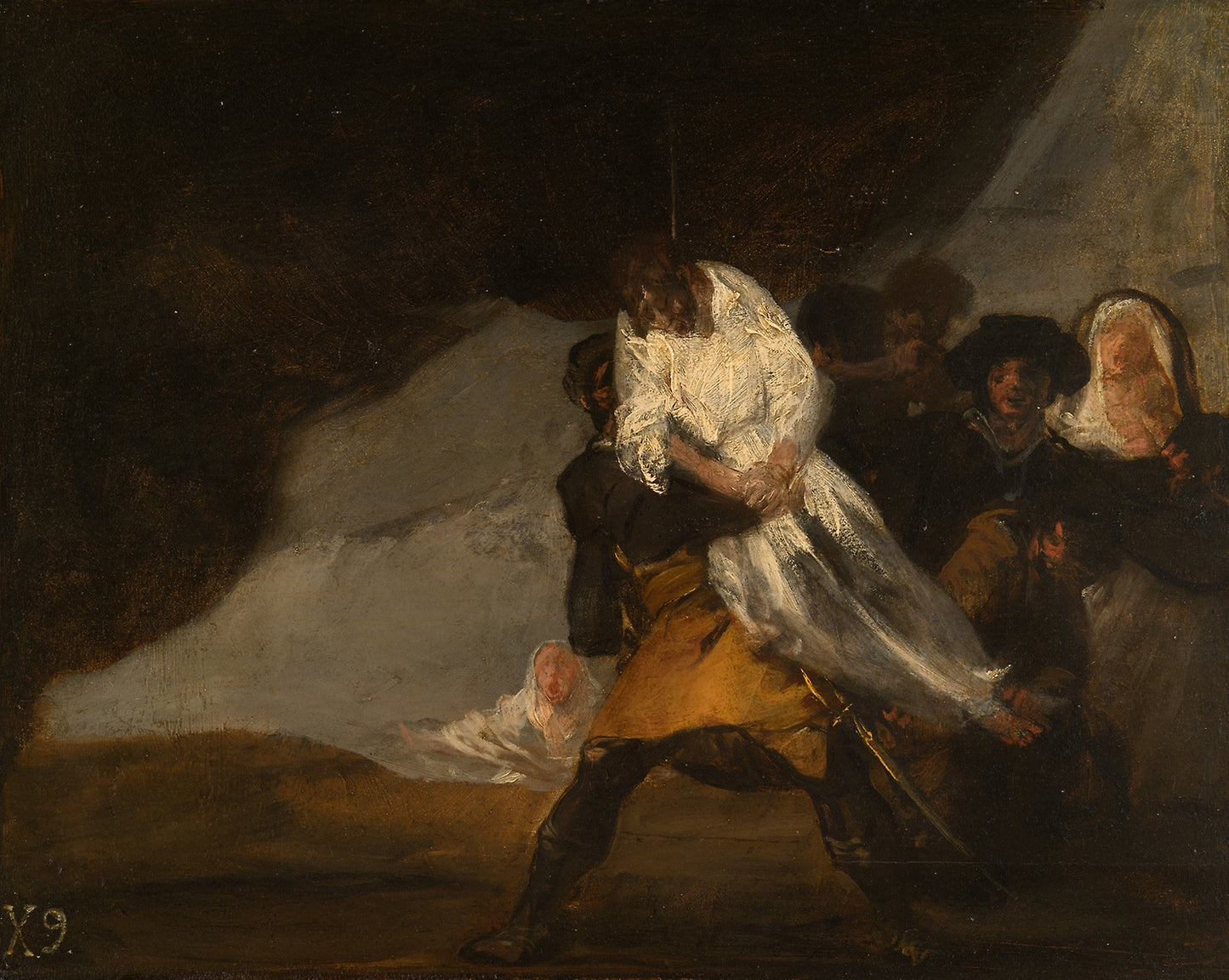 The Hanged Monk -  Francisco José de Goya y Lucientes,  Poster Print Wall Art