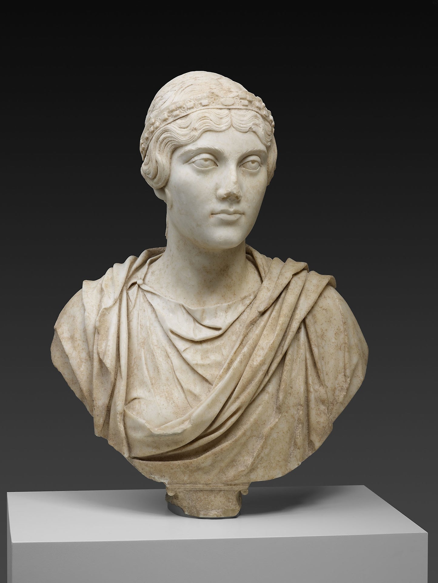 Portrait Bust of a Woman: Roman, Poster Print Wall Art